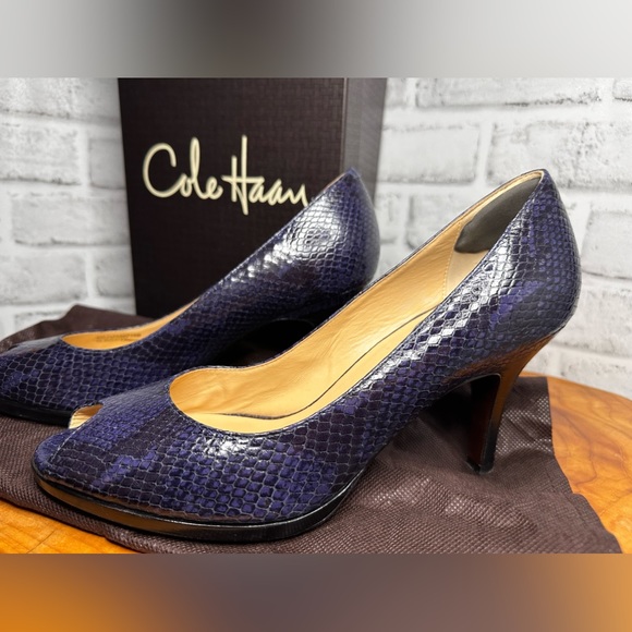 Cole Haan Carma Air Pumps Pacific Snake Women’s Size 10B - Picture 6 of 9